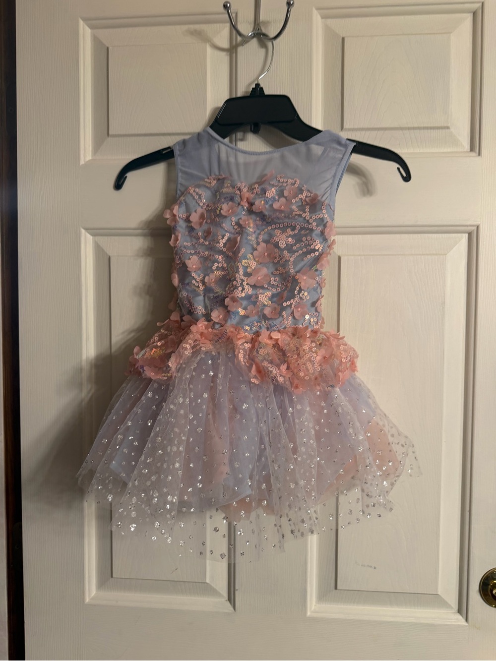 Weissman Ballet Dress with Pink Appliqué child’s Small